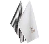 DII 100% Coton, Lavable en Machine, au Quotidien de Cuisine Basic, Ultra Absorbant, Jacquard décoratif Linge à Vaisselle