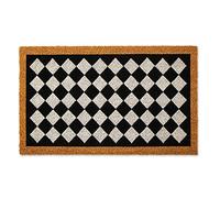 DII 5276 Paillasson géométrique intérieur/extérieur en Fibre de Coco Naturelle Arlequin