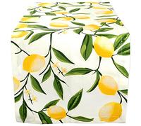 DII BBQ d'été et Pique-Nique en Plein air, Coton, Lemon Bliss, 274,3 x 35,6 cm (rectangulaire)