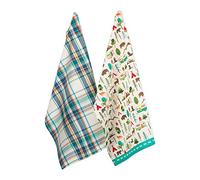 DII CAMZ11119 Plat d'été en Coton, Serviettes décoratives surdimensionnées, parfaites pour Tous Les Jours, la Cuisine, Les Vacances et Les pendaisons de crémaillère, Happy Camper