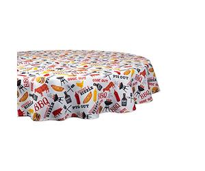 DII CAMZ11187 Nappe de Printemps et d'été Anti-déversement et imperméable pour Une Utilisation en intérieur ou en extérieur, fêtes, barbecues, réunions de Famille, 152,4 cm de diamètre