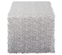 DII CAMZ38208 Chemin de Table à Paillettes argentées 40 x 300 cm