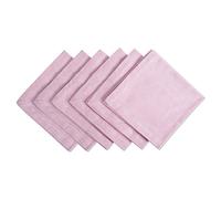 DII Chambray Kitchen Tabletop Collection Ensemble de Serviettes de Table (Rose)