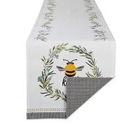 DII Chemin de Table réversible en Coton 35,6 x 274,3 cm