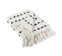 DII Collection de Plaids, Coton, Blanc cassé, 127 x 152 cm