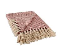 DII Coton tissé à la Main, Rouge Grange, 50 x 60 cm