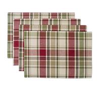 DII Cotton Table Runner for Fall, Thanksgiving, Christmas, Family Gatherings, & Dinner Parties Homespun Plaid, Placemat