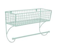 DII Décoration de Salle de Bain Rustique en métal, Grande Barre Porte-Serviettes, Turquoise