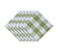 DII Ensemble de Serviettes Classiques en Coton, Vert Antique, 50,8 x 50,8 cm