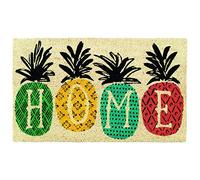 DII Fun Greetings Paillasson en Fibre de Coco Naturelle pour intérieur/extérieur 45,7 x 76,2 cm Motif Ananas