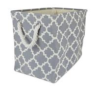 DII Home Essentials Polyester, Gray Lattice, Taille M