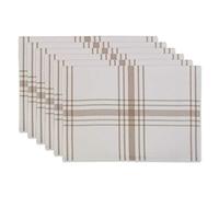 DII Kitchen Textiles Placemats, 13x19 Stone