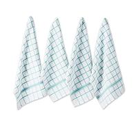 DII Lot de 4 torchons de Cuisine en Tissu éponge 100% Coton, lavables en Machine, Ultra absorbants, Basic Everyday 40,6 x 66 cm