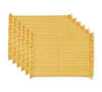 DII Lot de 6 Sets de Table variés de 7,6 x 48,3 cm, Abricot