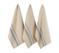 DII Nautical Blue French Stripe Woven Dishtowel (Set of 3)