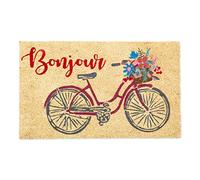 DII Paillasson décoratif en Fibre de Coco Bonjour 17 x 29 cm