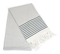 DII Peshtemal Serviette de Bain Turque Super Douce, absorbante, surdimensionnée, Couvre-lit et Franges de Couverture pour Chaise, canapé, Pique-Nique, Camping, Plage, Yoga, Pilates et Utilisation