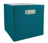 DII Poly-Cube Storage Collection Hard Sided, Collapsible Solid, Large, Teal