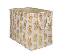DII Polyester bacs de Rangement, Or Ananas