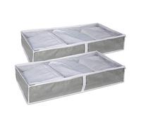 DII Sac de rangement souple pour placard respirant, taille S/2, gris