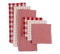 DII Torchons de cuisine épais en coton tissé, absorbants, séchage quotidien, cuisine et pâtisserie, chèques de vacances, torchons à vaisselle 45,7 x 71,1 cm et torchon 33 x 33 cm