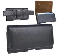 Diihossbox Étui de téléphone pour Galaxy S25 S24 S23 S22 5G S21 iPhone 16 15 14 13 12 Pro/16 15 14 13 en cuir véritable (convient à l'étui Otterbox Commuter)
