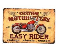 DiiliHiiri Best2635-218 Poster plaque décorative en métal style rétro pour motos classiques 30 x 20 cm
