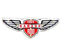 DiiliHiiri Hot Rod Garage Plaque lumineuse originale rétro américaine rétro avec LED comme cadeau pour père, décoration d'atelier, garage, enseigne vintage 54 x 19 x 5 cm (9109)