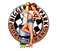 DiiliHiiri Plaque en métal vintage plus grande (35 x 30 cm) - Plaque en métal de style rétro - Décoration de bar - Cadeau pour hommes - Objets mémorables - Garage - Americana (9548)