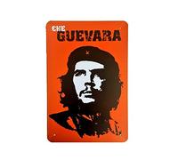 DiiliHiiri Plaque murale en tôle style vintage avec motif créatif pour décoration de bars, cafés, etc. Che Guevara