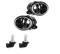 DIILSXS Pour E46 M3 2002-2006 pour E39 M5 2001-2003 feu de pare-chocs avant feu antibrouillard avec ampoule 63177894017 63177894018 Remplacer Une Pièce(Pair With LED S10)