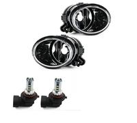 DIILSXS Pour E46 M3 2002-2006 pour E39 M5 2001-2003 feu de pare-chocs avant feu antibrouillard avec ampoule 63177894017 63177894018 Remplacer Une Pièce(Pair With LED M10)
