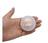 DIIOOMIEEU Moule en silicone époxy fait à la main en forme de visage de fée, visage de fée