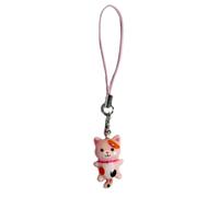 DIIOOMIEEU Porte-clés en acrylique avec pendentif en forme de chat - Chaîne de téléphone - Bijou d'ornement