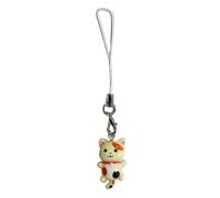 DIIOOMIEEU Porte-clés en acrylique avec pendentif en forme de chat - Chaîne de téléphone - Bijou d'ornement