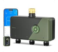 Diivoo Programmateur Arrosage WiFi 3 Zones avec Entrée en Laiton
