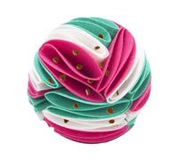 DiiWmme Balle à renifler pour chiens, 15 cm, jouet interactif pour chien, balle douce à friandises pour chien, jouet puzzle stimulant le cerveau du chien, tapis à renifler pour chiens de petite et