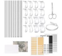 DiiWmme Lot de 31 ajusteurs de taille de bague pour bagues lâches, serre-bague transparent et confortable, protection spirale confortable pour homme et femme, meilleur cadeau pour mariage/anniversaire