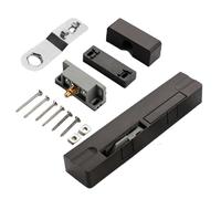 dijiusidy Amortisseur de porte avec ferme-porte automatique : mécanisme de fermeture silencieux protégeant efficacement les serrures et évitant les pincements main, Brun, Droite