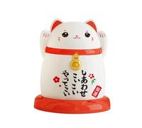 dijiusidy Boîte de Rangement Mignonne pour -Dents,Blanc,6.6 x 7.7 cm | décorations traditionnelles chinoises en forme de chat porte-. Pratique et élégante, Pour elle est idéale pour