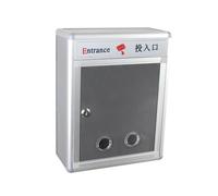 dijiusidy Boîte pour aux Lettres Murale sécurisée avec Cadre en Alliage d'aluminium et Serrure à clé. pour Dimensions approximatives : 26,5 cm x 12 cm x 33,5