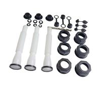 dijiusidy Buse de bidon de carburant anti-fuite, buse flexible et fiable pour transferts liquides, bidon gaz flexible, verseur réglable, facile à verser, capacité 5 L, blanc