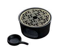 dijiusidy Chauffe-théière, Solution de Chauffage extérieur, réchauds en céramique, Options pour Pique-niques en Bord de mer et Chauffe-théière, Grill Yakitori, Barbecue Table, Chauffe-théière, Noir