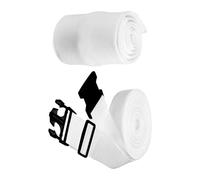 dijiusidy Combleur d'espace Unique pour lit, connecteur de Pont de lit antidérapant et réglable, combinez Facilement Deux Lits Jumeaux pour Plus d'espace, Blanc, 195 x 25 cm