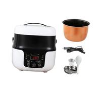 dijiusidy Cuisson de soupes, de porridges et riz. Cuiseur à riz multifonction compact et idéal pour les voyages. Cuiseur à voiture avec fonction cuisson et