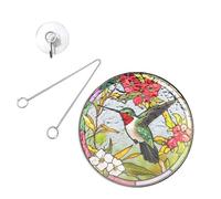 dijiusidy Décoration Murale, Cadeau commémoratif, décoration de fenêtre décorative, Panneau Suspendu en vitrail pour hôtel extérieur, Panneau en Verre Acrylique pour intérieur, Acrylique,