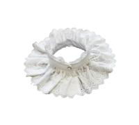 dijiusidy Élégante blouse décorative à faux col en dentelle, ornée d'un