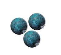 dijiusidy Ensemble de 3 Boules décoratives sphériques en mosaïque élégantes en Verre - Cadeau attentionné pour Toutes Les Occasions - Vases, Coupes de Table, centres Table, Bleu, 10 cm