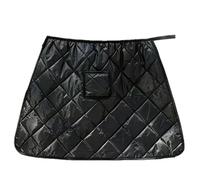 dijiusidy Genouillères chaudes pour moto, couvre-jambes double couche pour une optimale contre le vent, intérieur en peluche avec poches, tablier de moto, genouillères imperméables