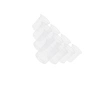dijiusidy Gobelet doseur de laboratoire durable, bécher en plastique gradué, échelle transparente, polyvalent, 50 ml, 100 ml, 150, 250